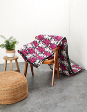 Woodblock Double-Sided Velvet Printed Quilt, , large