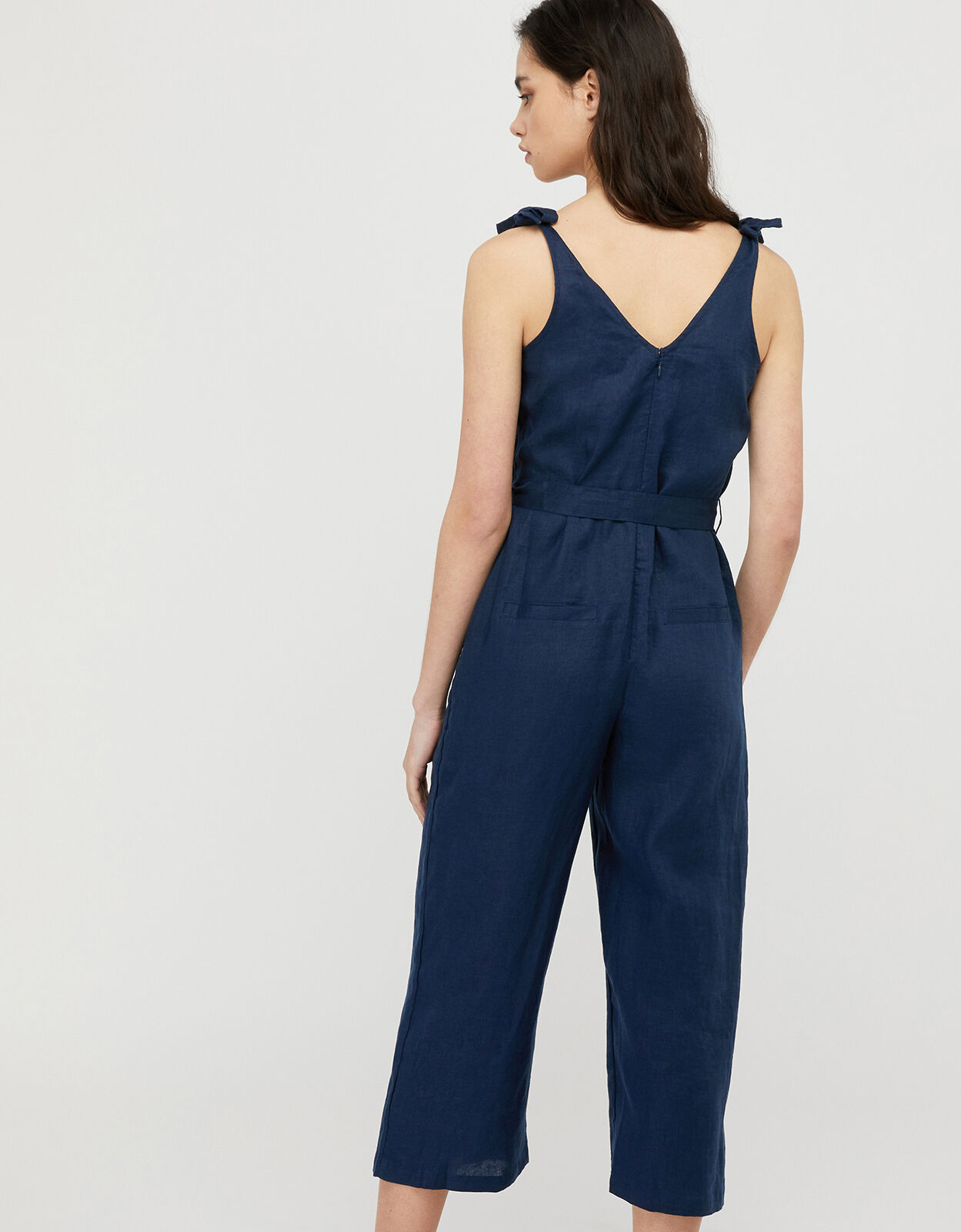 Pure linen jumpsuit deals