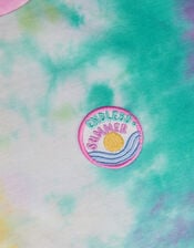 Tie-Dye Cotton T-Shirt, Multi (MULTI), large