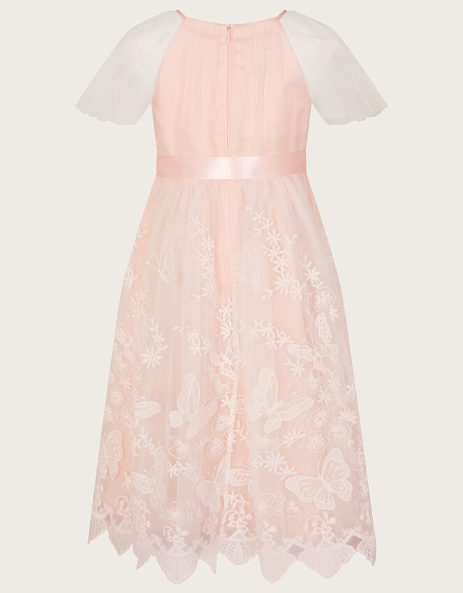 May Butterfly Lace Border Dress, Pink (PALE PINK), large