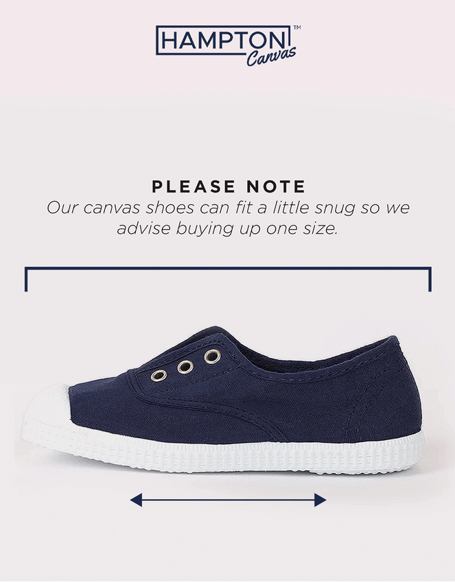 White laceless clearance plimsolls