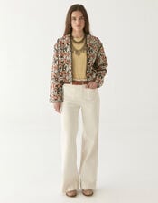 Maison Hotel Tadeo Floral Quilted Jacket, Multi (MULTI), large