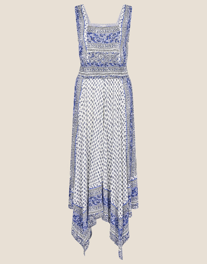 Kemala Print Dress, Blue (BLUE), large