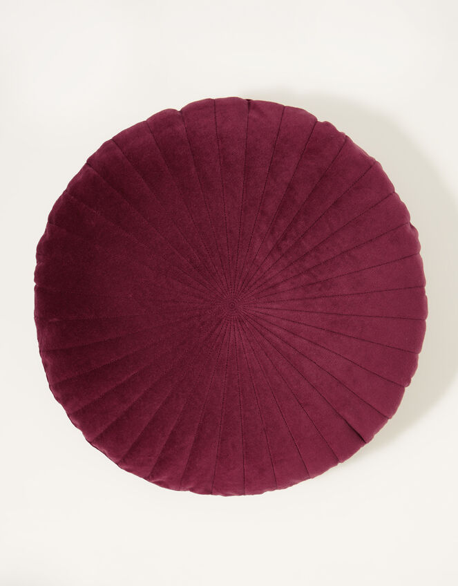 Round Velvet Cushion, , large