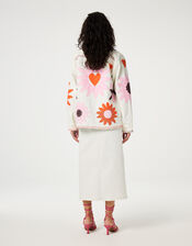 Fabienne Chapot Elody Embroidered Shacket, White (WHITE), large