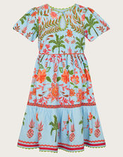 Boutique Rio Print Dress, Green (LIME), large