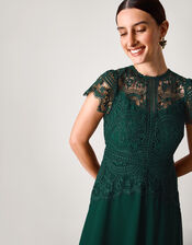 Monica Lace Bridesmaid Dress, Green (GREEN), large