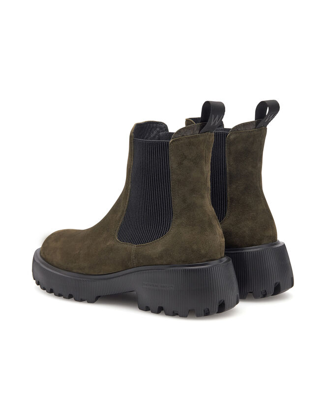Shoe The Bear Aya Suede Boots, Green (OLIVE), large