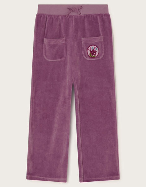 Peace Velour Joggers, Purple (LILAC), large