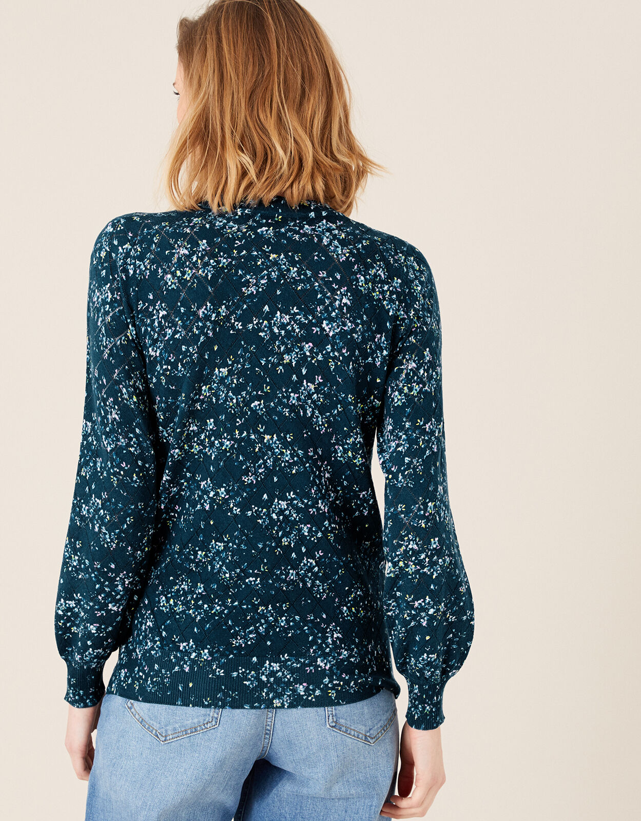 Monsoon blue jumper top