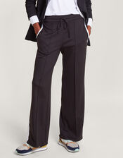Susie Stripe Trousers, Black (BLACK), large