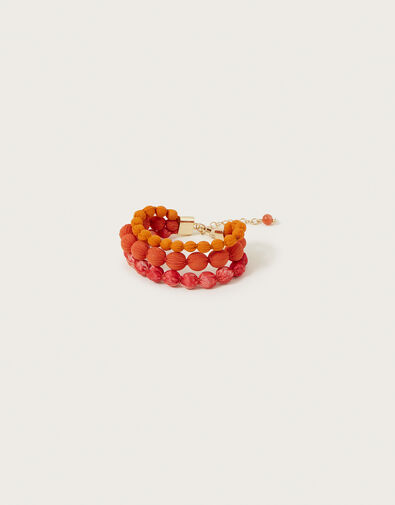 Fabric Beaded Bracelet, , large