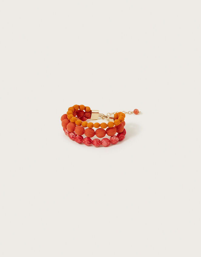 Fabric Beaded Bracelet, , large