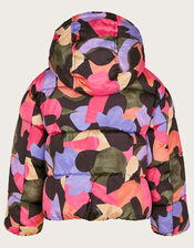 Short Print Puffer Jacket, Multi (MULTI), large