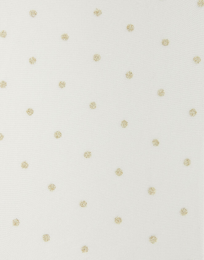 Glitter Spot Tights, Gold (GOLD), large