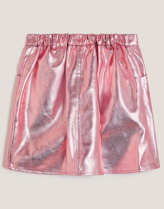 Nadine Metallic Skirt, Gold (ROSE GOLD), large