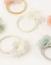 Organza Flower Hairband Multipack, , large