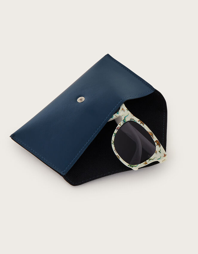 Dinosaur Print Sunglasses with Case, , large