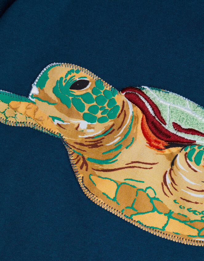 Turtle Applique T-Shirt, Blue (NAVY), large