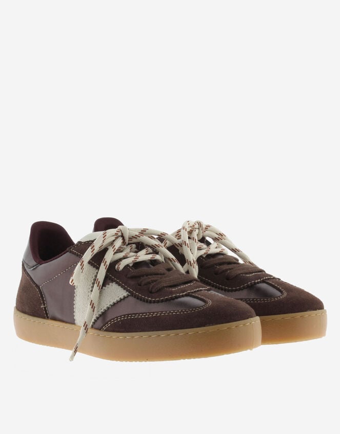 Victoria Berlin Metallic Trainers, Brown (BROWN), large