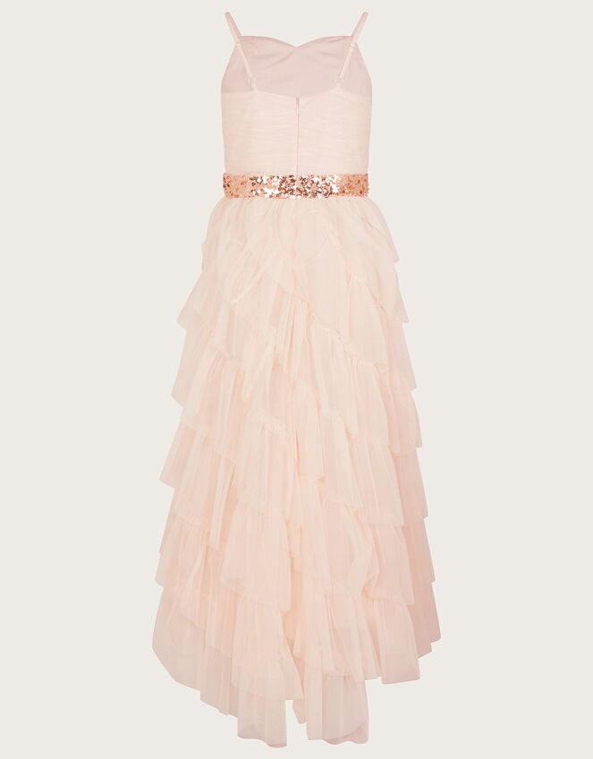Zenaya Ruffle Prom Dress, Pink (PALE PINK), large