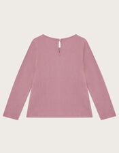 Swan Lake Long Sleeve Top, Purple (PURPLE), large
