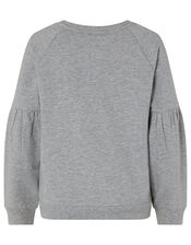 Star Sequin Sweatshirt and Legging Set, Grey (GREY), large