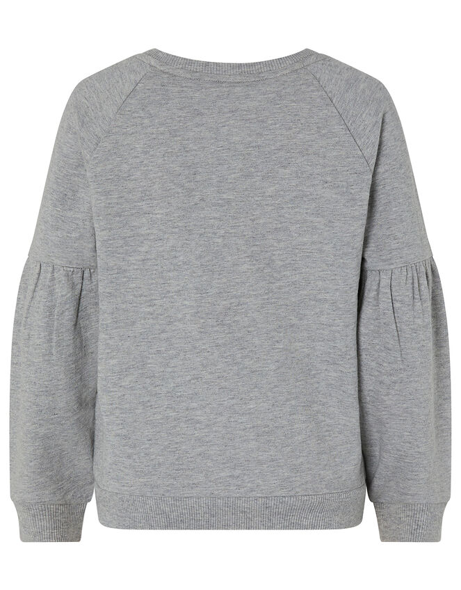 Star Sequin Sweatshirt and Legging Set, Grey (GREY), large