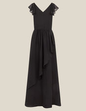Indi Tie-Back Prom Dress, Black (BLACK), large