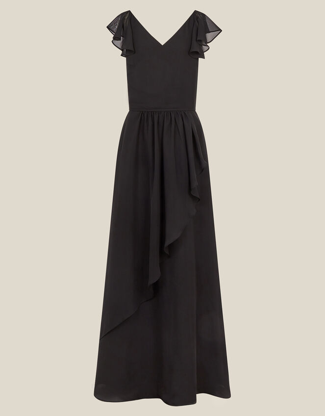 Indi Tie-Back Prom Dress, Black (BLACK), large