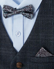 Four-Piece Oliver Check Suit, Blue (NAVY), large