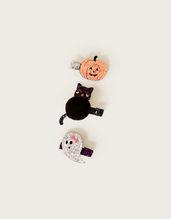 Spooky Halloween Hair Clips Set of Three, , large