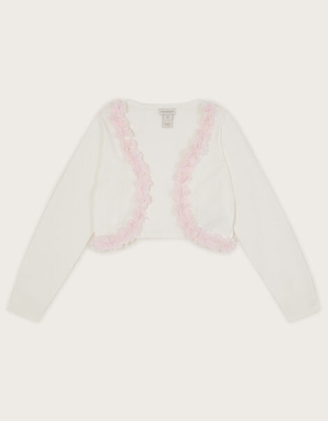 3D Floral Trim Cardigan, Multi (MULTI), large