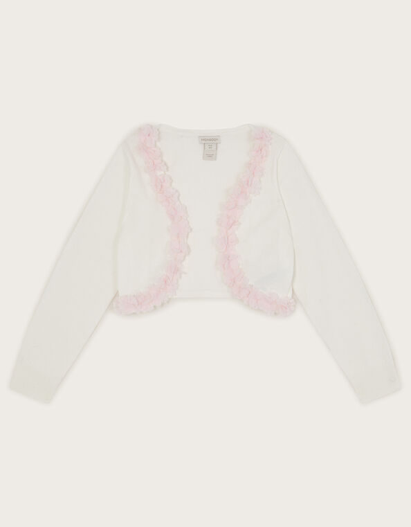 3D Floral Trim Cardigan, Multi (MULTI), large