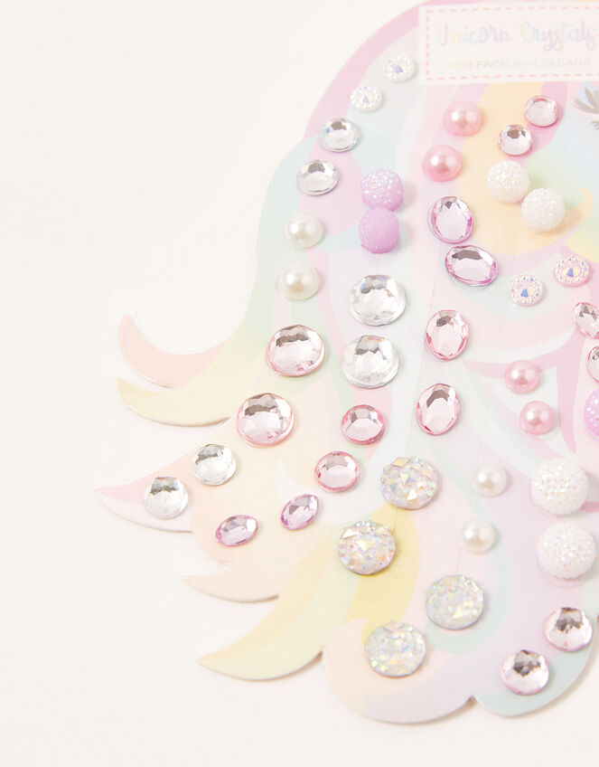 Unicorn Stick-On Crystal Gems, , large