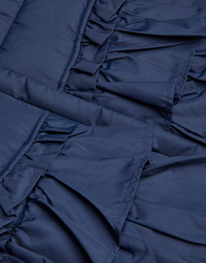 Multi Tier Padded Coat, Blue (NAVY), large