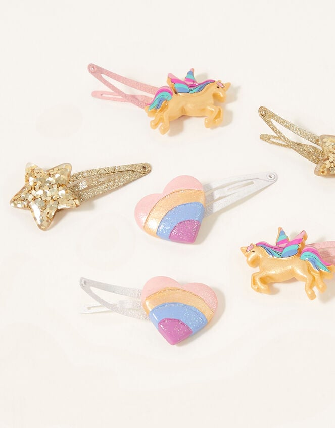 Dreamy Unicorn Hair Clips , , large