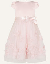 Delphine 3D Flower Dress, Pink (DUSKY PINK), large