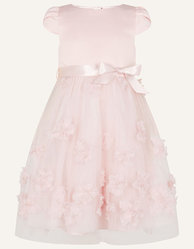 Delphine 3D Flower Dress, Pink (DUSKY PINK), large