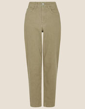 Clarissa Clay Dye Jeans, Green (KHAKI), large