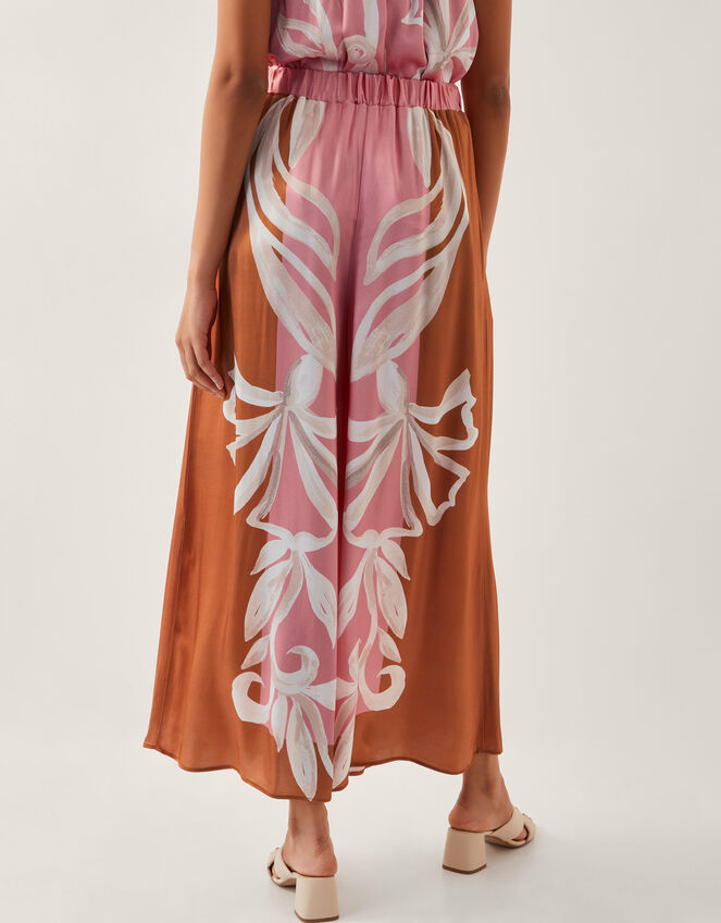 Tabitha Floral Print Wide Leg Trousers, Pink (PINK), large