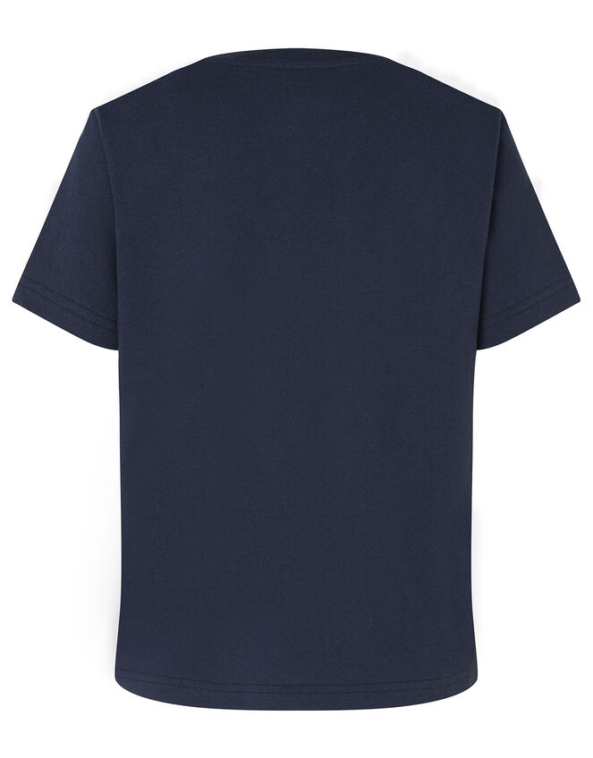 Dinosaur T-Shirt, Blue (NAVY), large