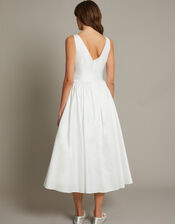 Colette Midi Wedding Dress, Ivory (IVORY), large