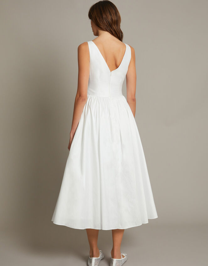 Colette Midi Wedding Dress, Ivory (IVORY), large