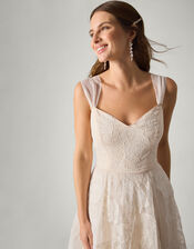 Rose Organza Maxi Wedding Dress, Ivory (IVORY), large