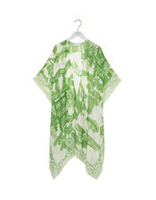 One Hundred Stars Giant Willow Print Kimono, Green (GREEN), large