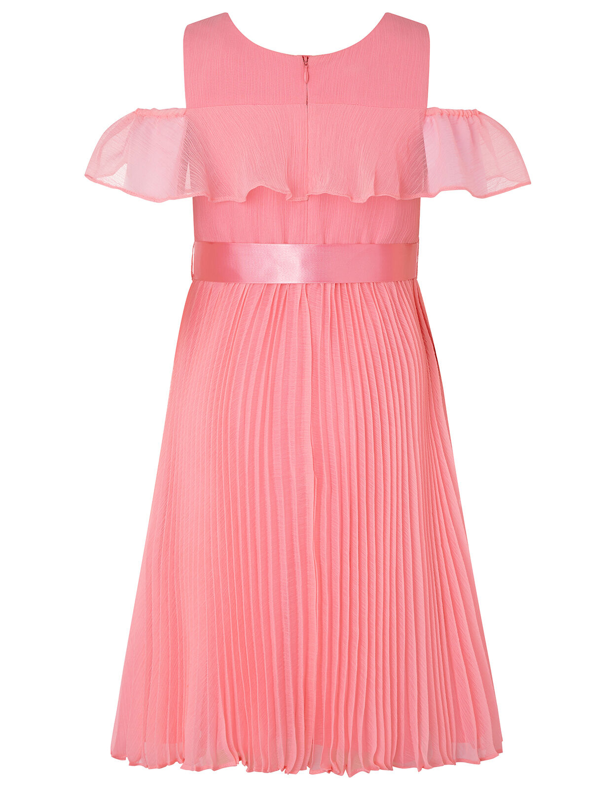 Cold shoulder pleated dress store