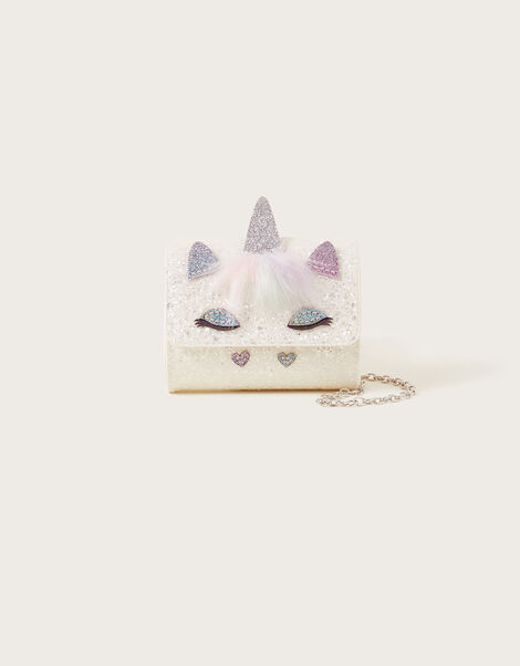 Glitter Unicorn Purse Bag, , large