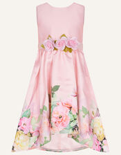 Peony Floral High-Low Dress , Pink (PINK), large