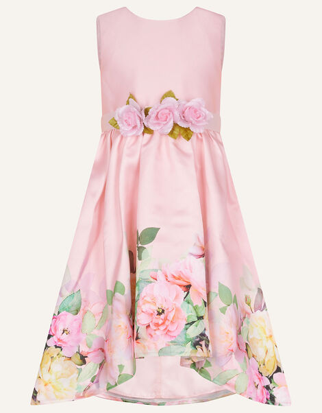 Peony Floral High-Low Dress  Pink, Pink (PINK), large